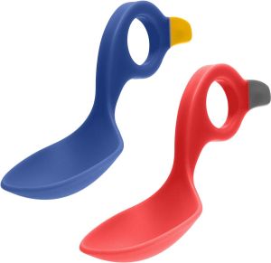 I Can spoon - baby lepel rood / blauw