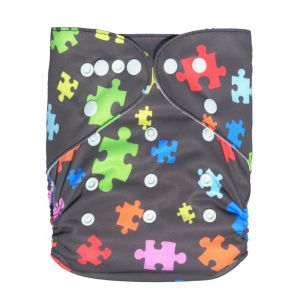 Pocketluier Bamboe - puzzelstukjes-0